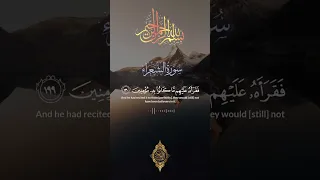 القارئ ياسر الدوسري سورة الشعراء ارح قلبك تلاوة بقمة الخشوع Quran 