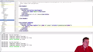Ionic Mobile Apps S2P27 Show List of Items HTML only