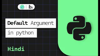 Default argument in python Hindi python Tutorials Miniature school