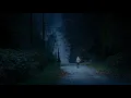Man Walking towards Dark - No Copyright