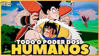 OS HUMANOS MAIS PODEROSOS DE DRAGON BALL