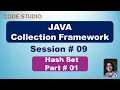 Java Collection Framework in Hindi Session - Linked List Part Practical Demo Of Hash Set