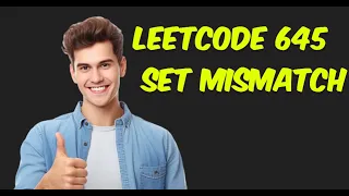 LEETCODE 645 set mismatch POTD