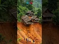 Download Lagu Terrifying Landslide Destroys Everything in Seconds #shorts #landslide #aiart
