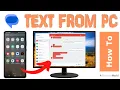 Send Text Message from Computer with Android Phone Google Messages for Web Desktop