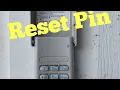 How to reset chamberlain keypad code resetting keypad