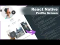 Coding a Profile Screen UI in React Native - Design To Code