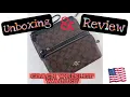 Coach wrislet double zip wallet Unboxing Review