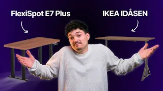 Which is the BEST VALUE Standing Desk FlexiSpot E7 Plus vs IKEA IDASEN Review