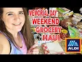 ALDI MEMORIAL DAY WEEKEND GROCERY HAUL WITH PRICES DONE WITH GROCERY PICKUP