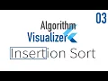 Flutter Algorithm Visualizer - Insertion Sort