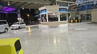 A Night Walk Around The Grantley Adams Int'l Airport ✈️ In Barbados 🇧🇧