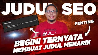 Download 🔴 TRIK JITU - CARA MEMBUAT JUDUL YOUTUBE 2023 YANG BENAR DAN MENARIK AGAR MUDAH DICARI - SEO YOUTUBE MP3