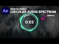 Audio Visualizer in After Effects No Plugins Needed Full Tutorial 2026