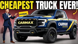 Carmax Just CRASHED the Truck Market - The CHEAPEST Pickup EVER Revealed
