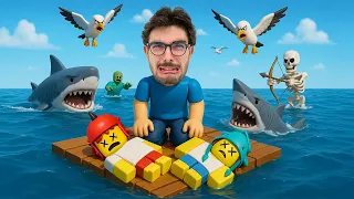 قضيت 99 ليلة على قارب صغير في البحر 😭