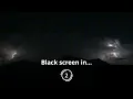 GENTLE RAIN SOUNDS FOR SLEEPING | BLACK SCREEN | 3 HOURS