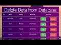 delete data from database using php curd operation