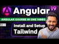 Angular 19 Tutorial in Hindi How to Add Tailwind CSS 4 in Angular Project