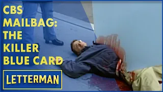 CBS Mailbag Dave s Killer Blue Card David Letterman