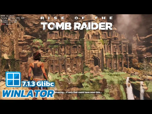 Winlator Glibc (Afei) - Gameplay Rise Of The Tomb Raider (Windows) On Android