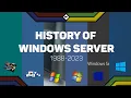 WINDOWS SERVER HISTORY 1988-2023