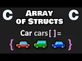 Arrays of structs are easy