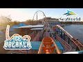 Ice Breaker Front Row POV SeaWorld Orlando New Roller Coaster
