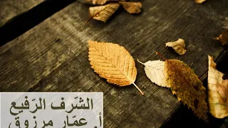 قصيدة الشرف الرفيع أبو العلاء المعري حادي عشر أ محمد عمار مرزوق 