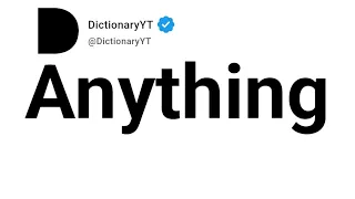 Anything Synonyms Thesaurus Similar Words