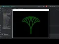 fractal tree Python Turtle Tutorial