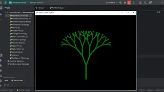 fractal tree Python Turtle Tutorial