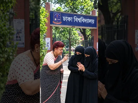 পর্দা করায় ছাত্রীকে সন্ত্রা'সী বলে গা'লি দিল ঢাবির না'স্তিক শিক্ষক!