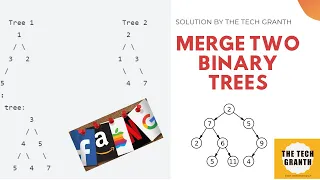 Leetcode 617 Merge Two Binary Trees Recursion Java Solution Explained in details