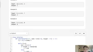 Leetcode - Search Insert Position Python