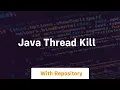 java thread kill