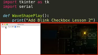 Adding a Checkbox to Tkinter GUI - Arduino Python Pyserial