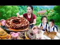 Lagu How to make simple donuts, harvest cabbage and papaya to sell at the market