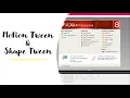 Macromedia Flash Motion Tween Shape Tween