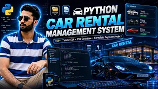 Python Car Rental Management System Using Tkinter CSV Complete GUI Project with Source Code