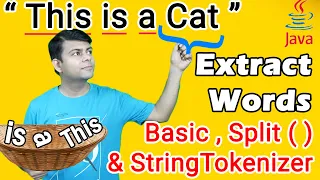 Word Extraction in Java - All Methods Split StringTokenizer Basic method String in Java