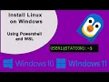How to Install Linux via WSL Windows 11