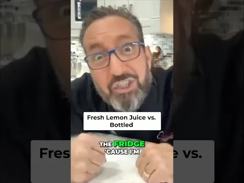 Fresh Lemon Juice! Ditch Bottled, Taste the REAL Flavour! #chefdez #cooking #lemonjuice #lemons