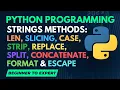 Python String Methods Complete Guide with Examples In Hindi