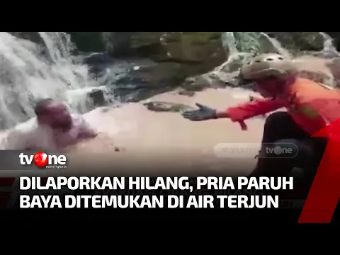 Sempat Menghilang, Pria Paruh Baya yang Ditemukan Berada di Air Terjun