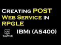 Creating POST web service in RPGLE IBMi AS400 yusy4code