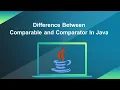 Tricky Interview Question Difference Between Comparable And Comparator Interfaces In Java