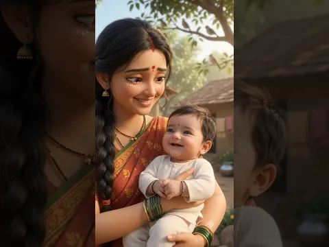Baby with his mother #shorts #cartoon #trend baby video Shivam Gupta SG story viral
