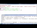 Python tutorial in Hindi 13 Requesting Input Input function