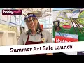 Hobbycraft Art Sale LIVE Launch